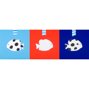 Dalmatian fish triptych / Dalmatinske ribe triptih