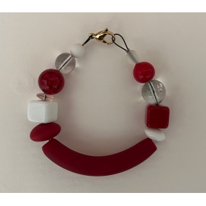 Bracelet / Narukvica – Murano matt & shine glass